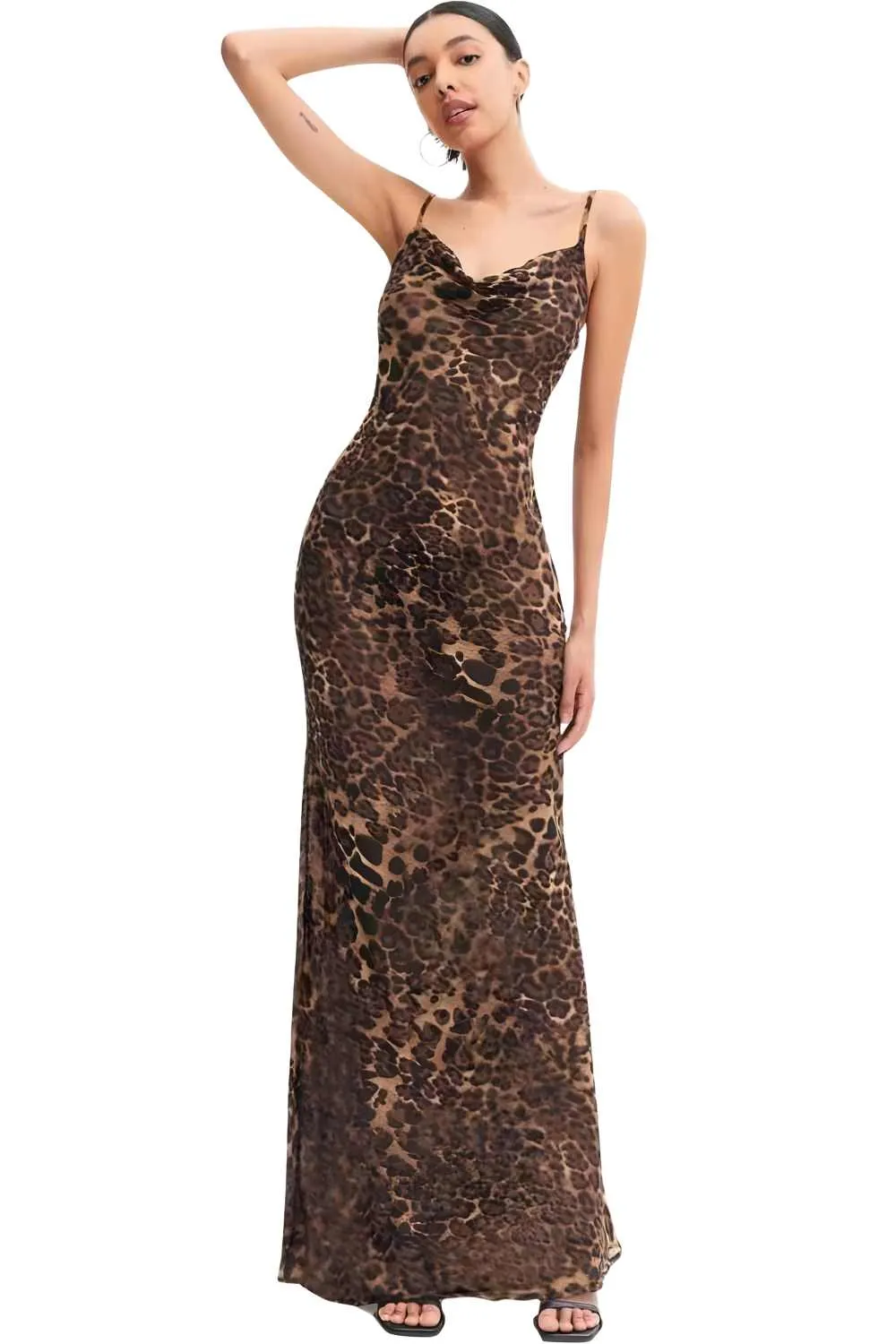 Slip Dress Leopard Print