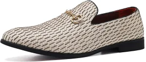 Sloan Beige Men's Luxury Slip-On Loafers