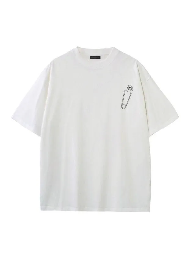 T-SHIRT ÉPINGLE BLANC