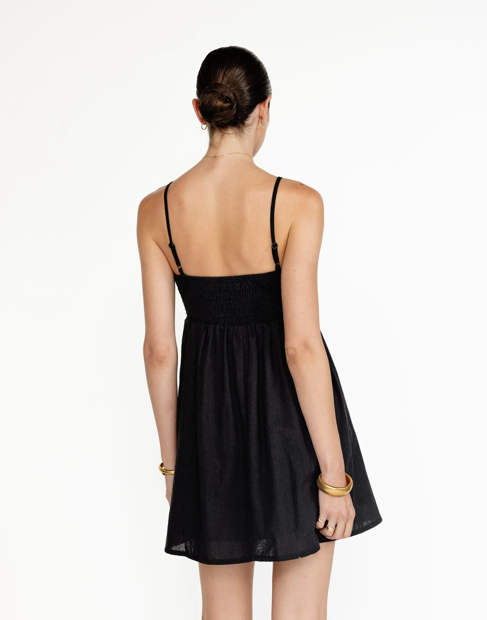 Tarsha Mini Dress (Black)