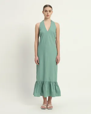 The Wellsville Mint Cotton Dress