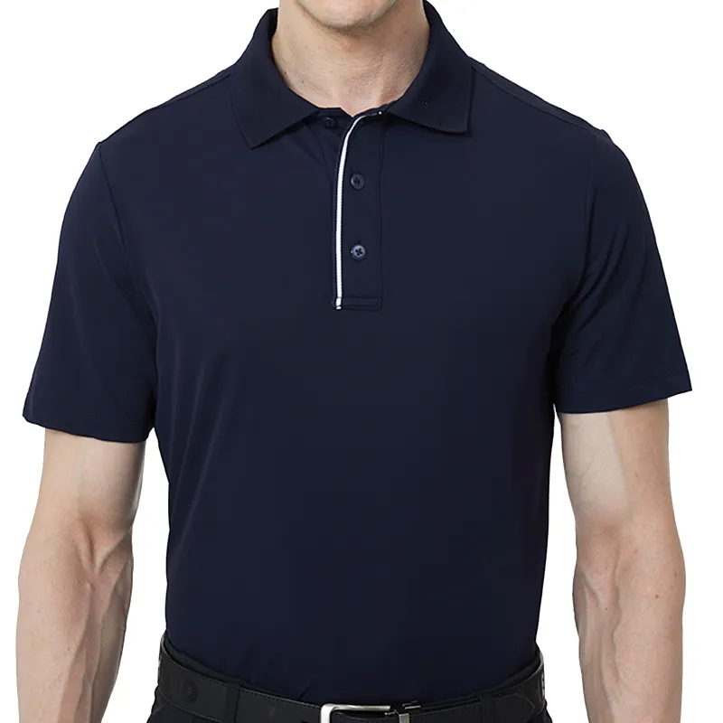 Tour Fit Short Sleeve Golf Shirt Men Navy