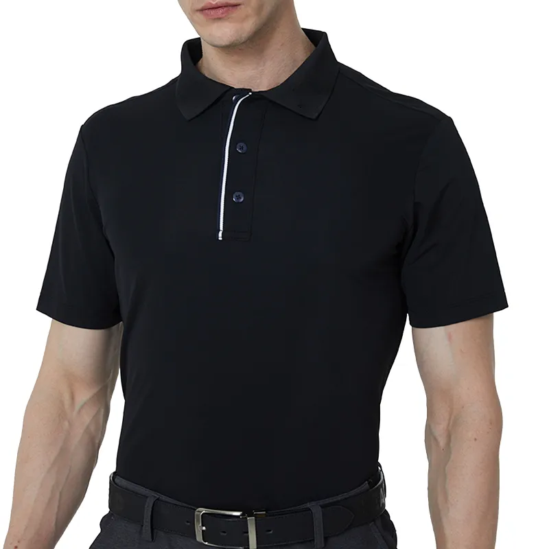 Tour Fit Short Sleeve Golf Shirt Men Navy