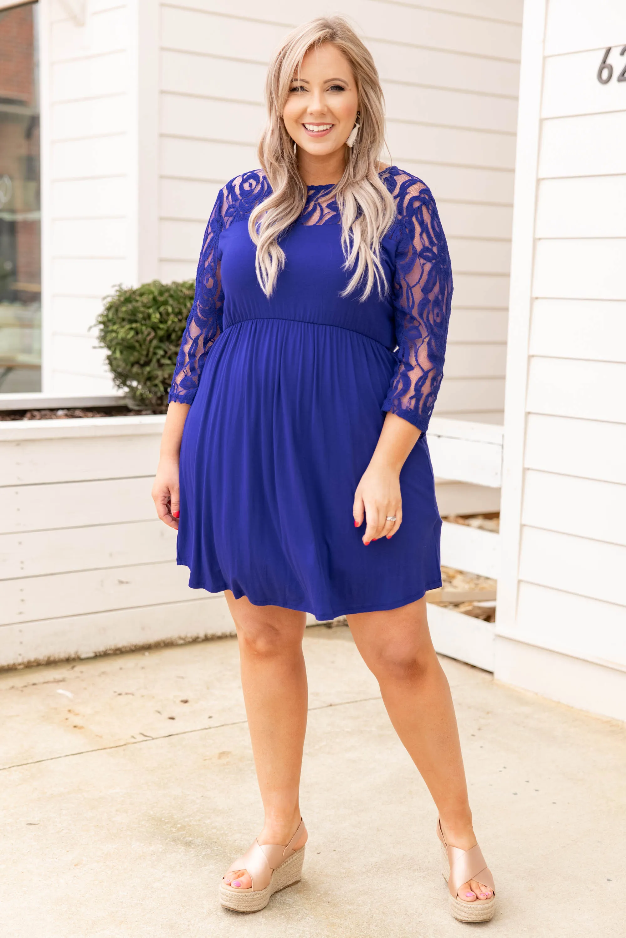 Weekend Memories Dress, Royal