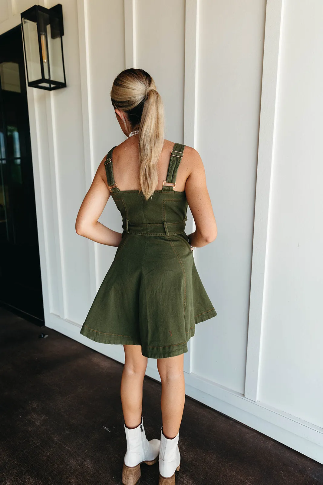 Wilfred Mini Dress - Olive