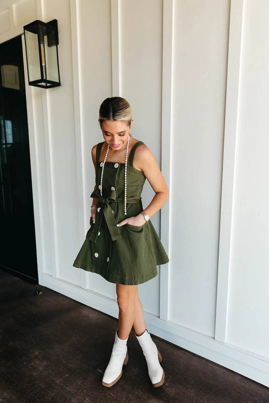 Wilfred Mini Dress - Olive