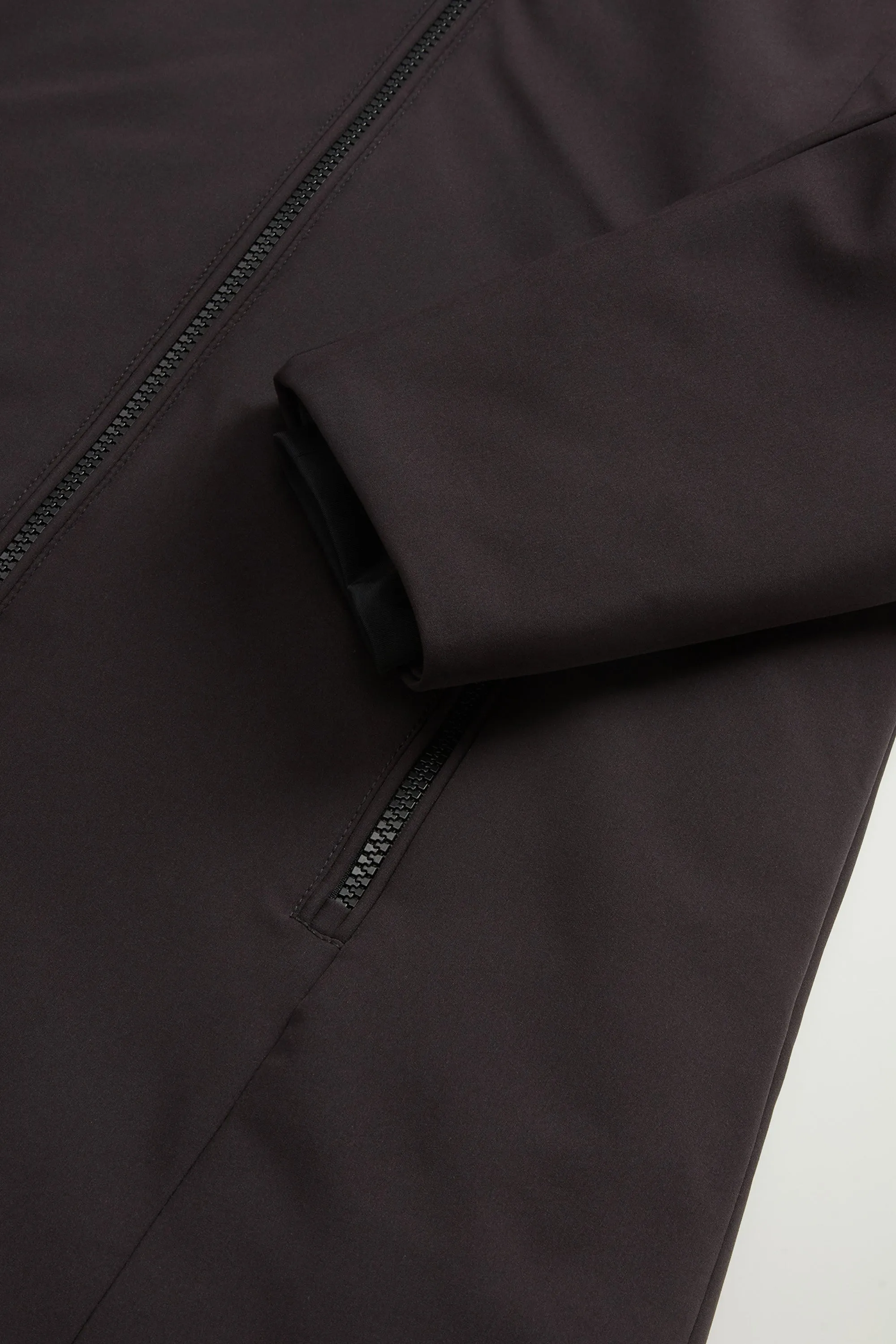 Woolrich Firth Parka In Tech Softshell Nero