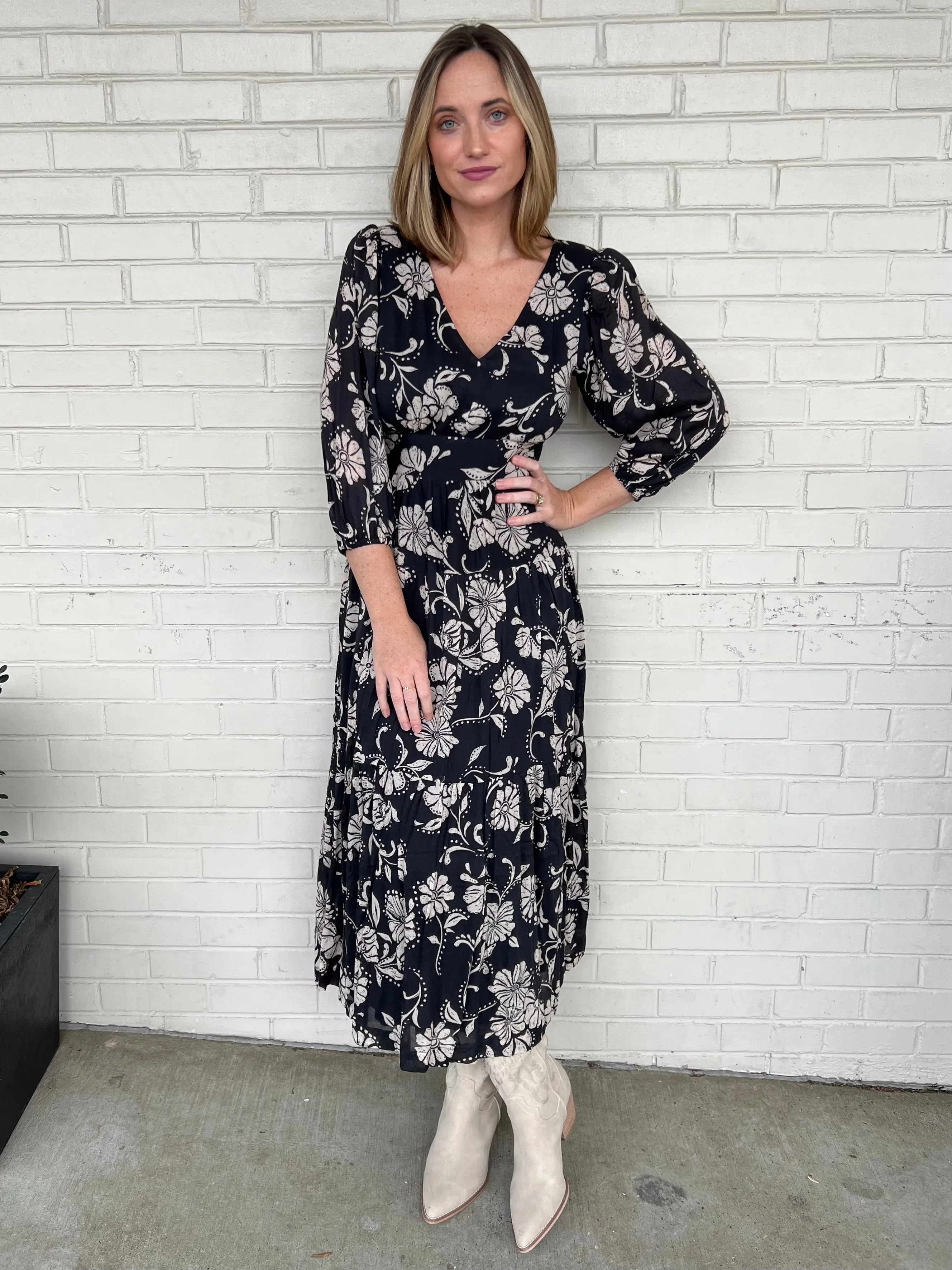 [Z Supply] Adelina Floral Midi Dress